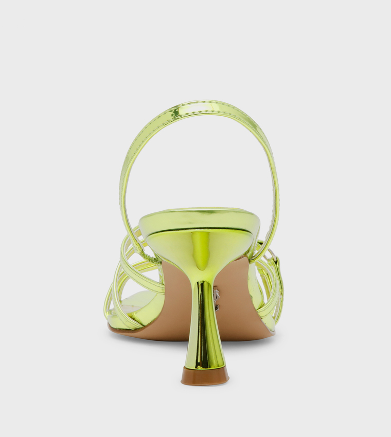 UPCLOSE Strappy Sling Back Heeled Sandals