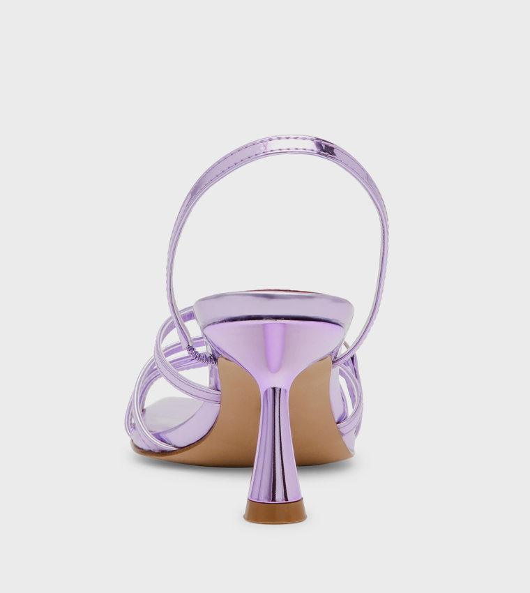 UPCLOSE Strappy Sling Back Heeled Sandals
