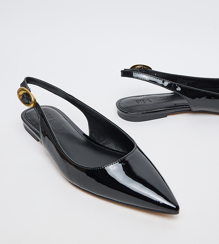 OTTIE Pointed Toe Slingback Flat Shoes