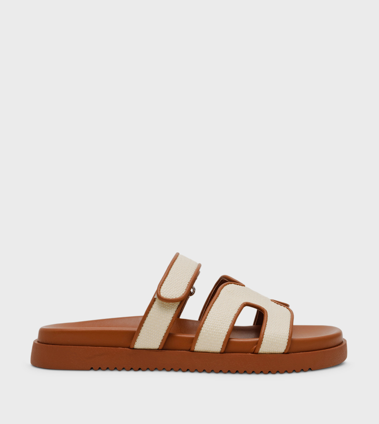 MISSILE Cut-Out Detail Comfort Sandals