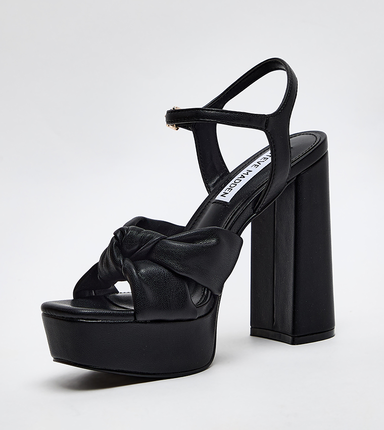 LEVONA Ankle Strap Platform Heel Sandals
