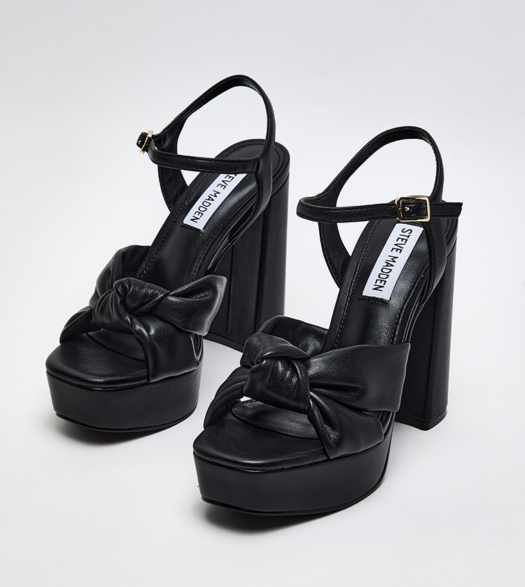 LEVONA Ankle Strap Platform Heel Sandals