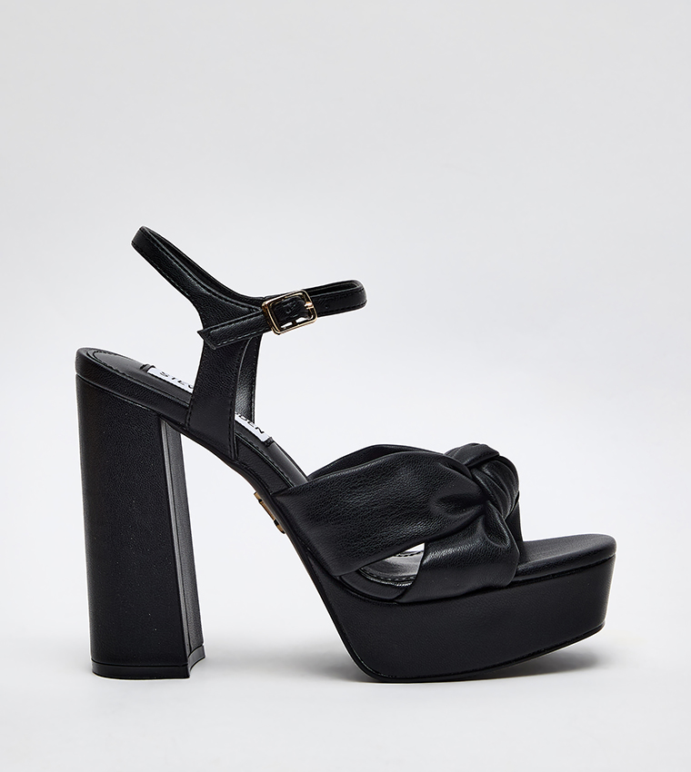 LEVONA Ankle Strap Platform Heel Sandals