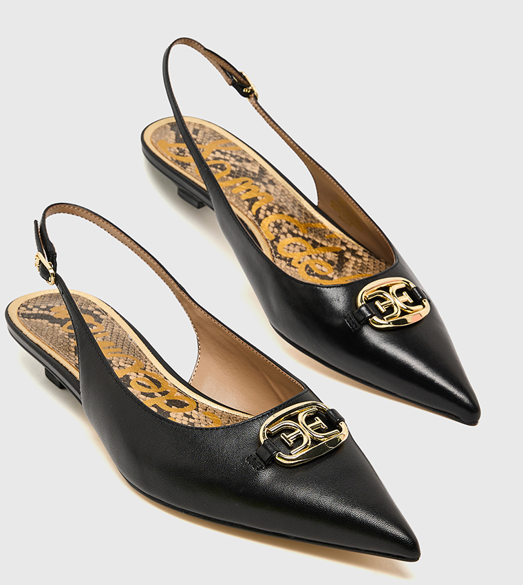 AGGIE Pointed Toe Slingback Pumps