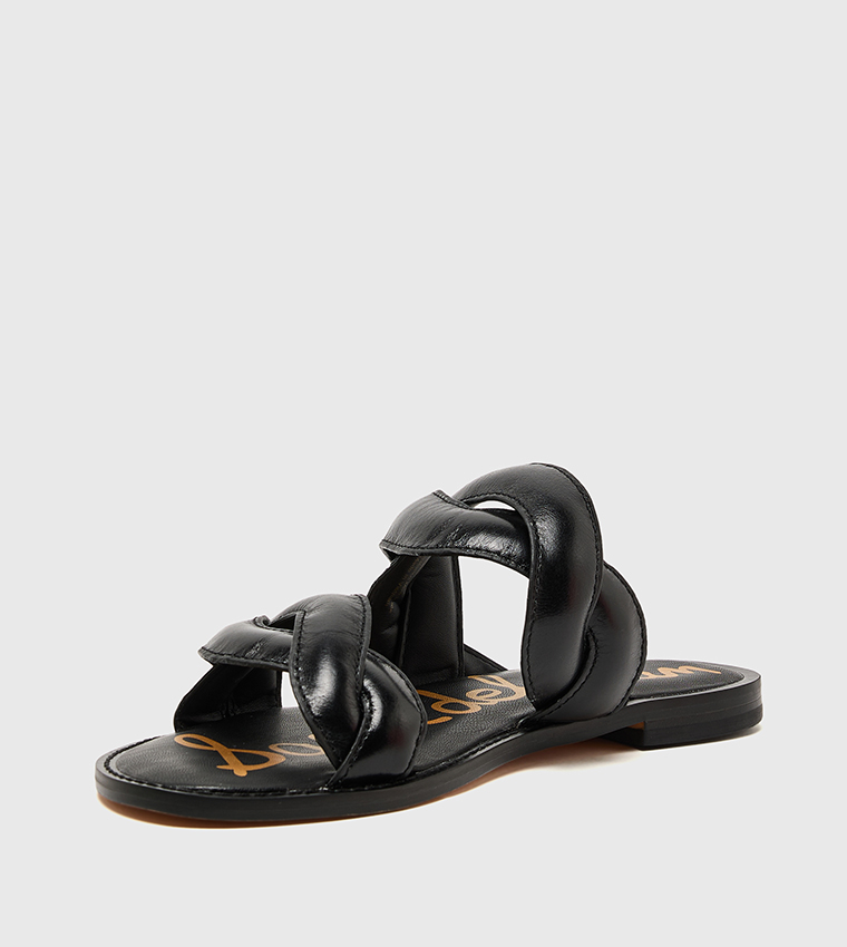 HELLEN Open Toe Flat Sandals