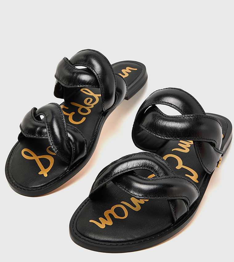 HELLEN Open Toe Flat Sandals