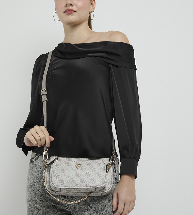 NOELLE II Monogram Patterned Crossbody Bag