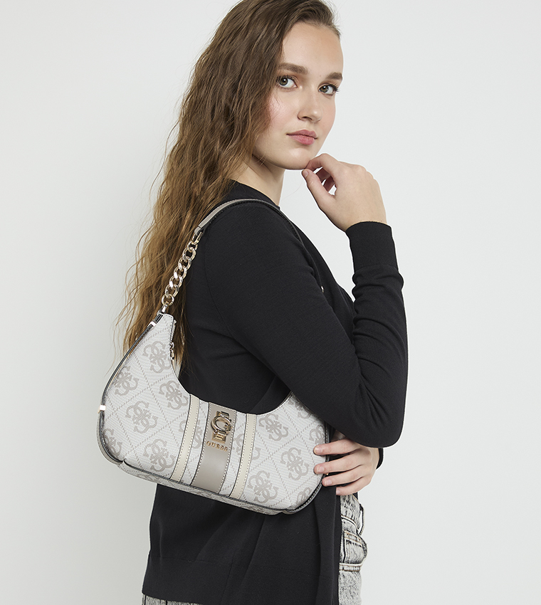 ERENIA Logo Printed Shoulder Bag