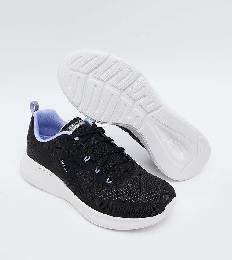 SKECH-LITE PRO Textured Lace-Up Sneakers