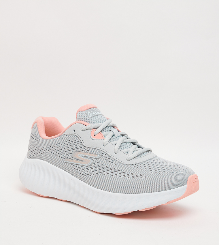 GO RUN NOW Knitted Lace-Up Shoes