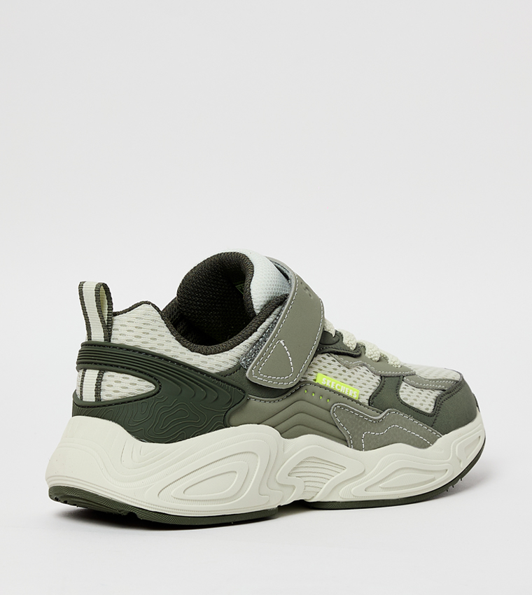 MEGA-QUAKE Color Block Velcro Sneakers