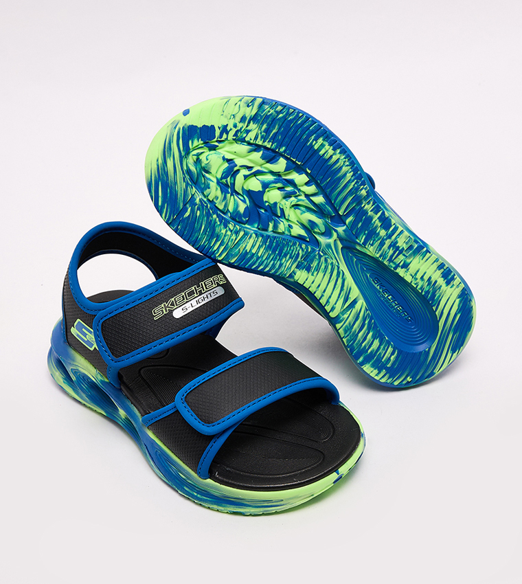 SOLA GLOW Printed Comfort Sandals