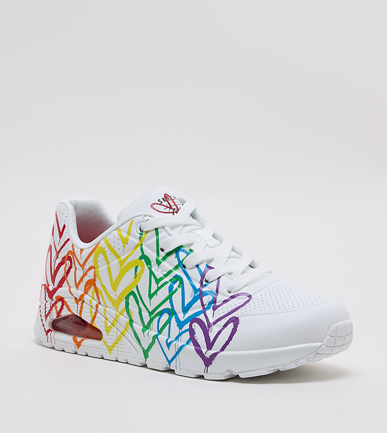 JGoldcrown: UNO - Full Of Love Lace Up Sneakers