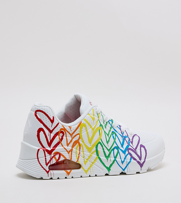 JGoldcrown: UNO - Full Of Love Lace Up Sneakers