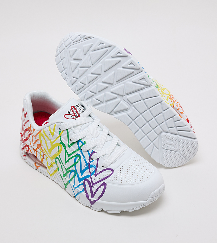 JGoldcrown: UNO - Full Of Love Lace Up Sneakers