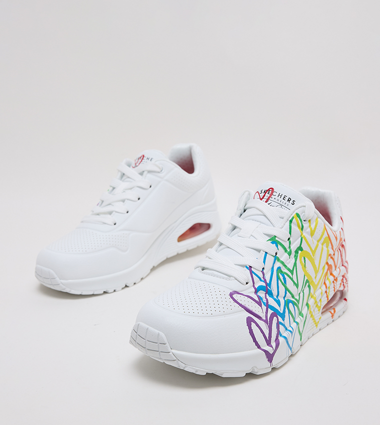 JGoldcrown: UNO - Full Of Love Lace Up Sneakers
