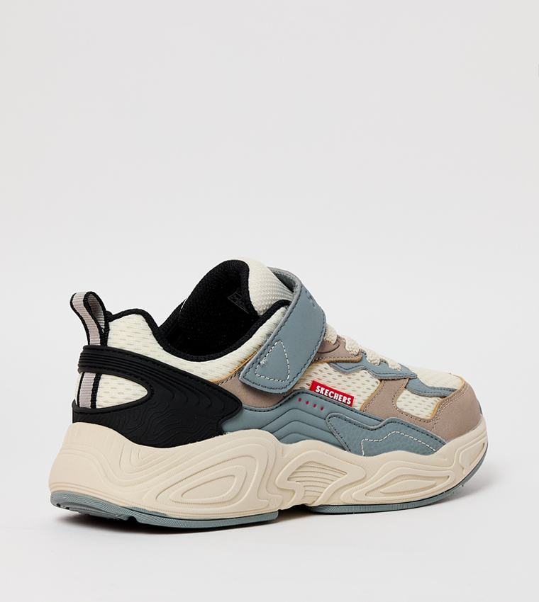 MEGA-QUAKE Color Block Velcro Sneakers