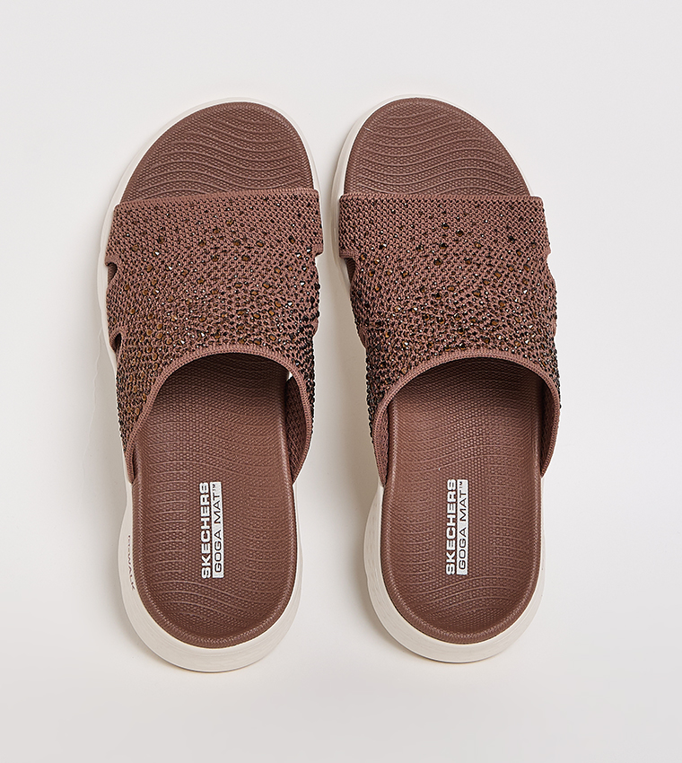 GO WALK FLEX GLITZ - Casual Sandals