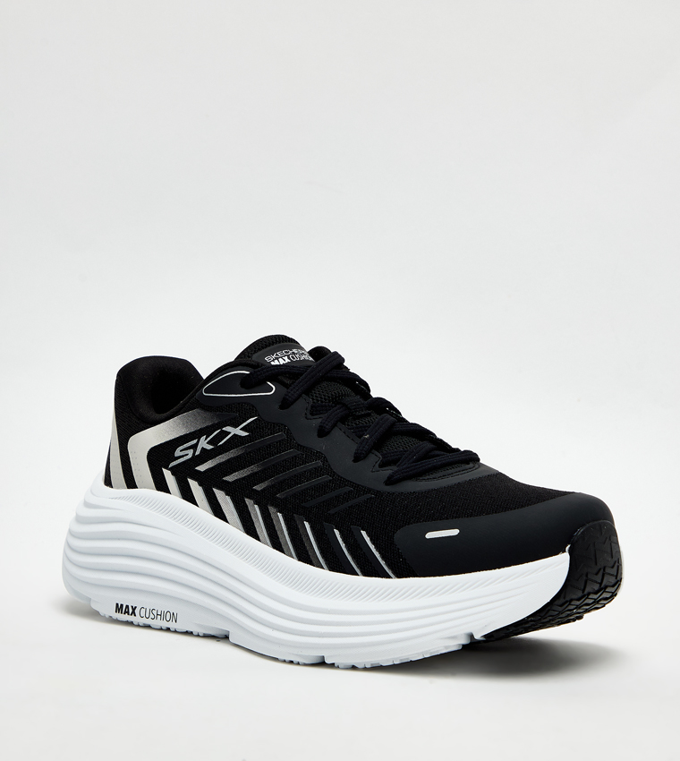 Buy Skechers MAX CUSHIONING ENDEAVOUR Running Shoes In Black