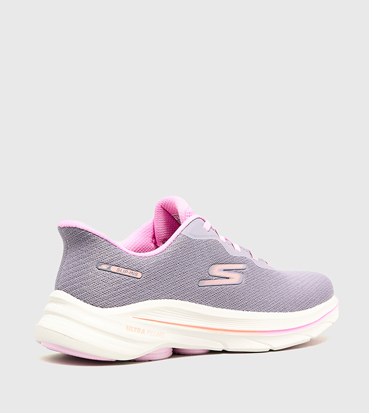 GO WALK 8 Textured Lace-Up Shoes