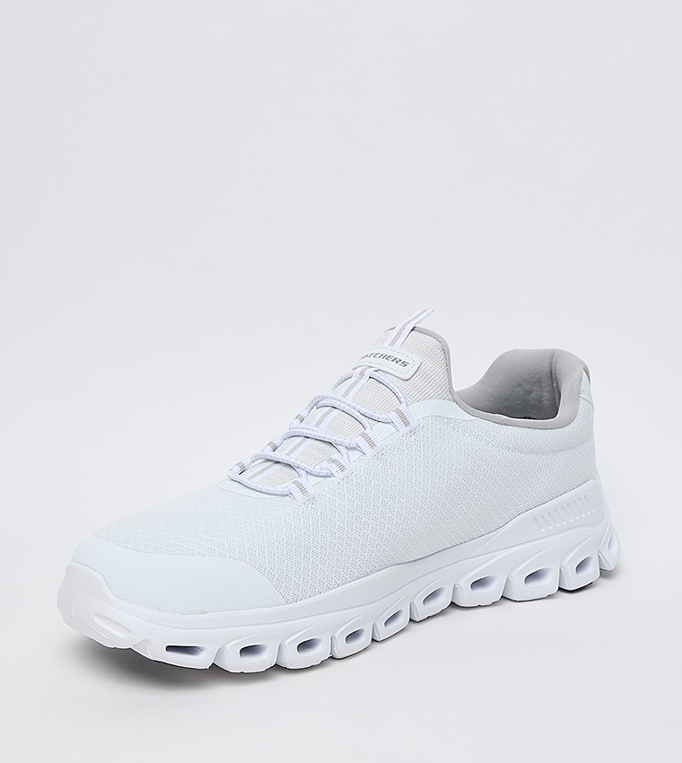 GLIDE-STEP Logo Detail Walking Shoes