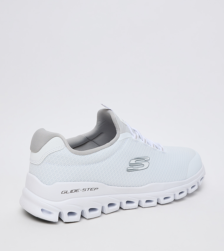GLIDE-STEP Logo Detail Walking Shoes