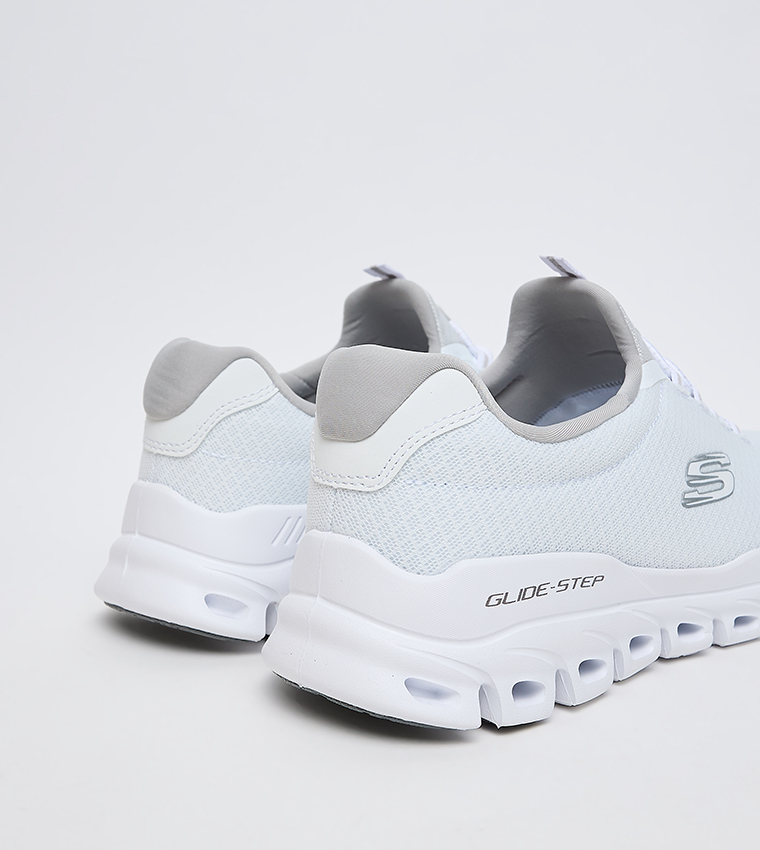 GLIDE-STEP Logo Detail Walking Shoes