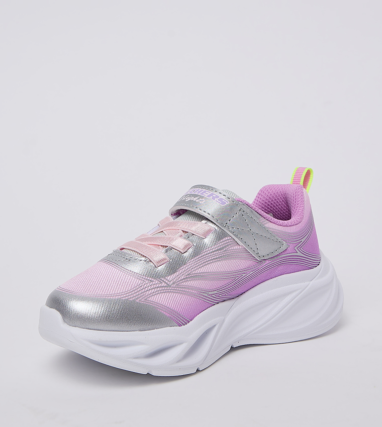 COSMIC GLOW Velcro Closure Sneakers