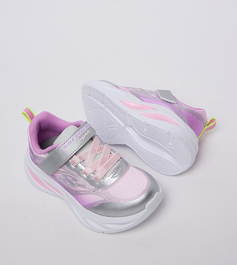 COSMIC GLOW Velcro Closure Sneakers