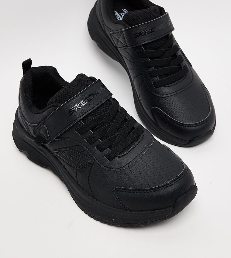 Buy Skechers ELITE SPORT TEMPO Velcro Closure Shoes In Black