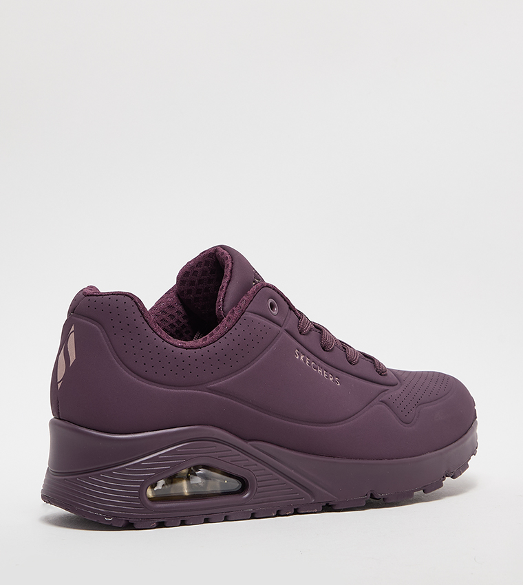 UNO Logo Print Lace-Up Sneakers