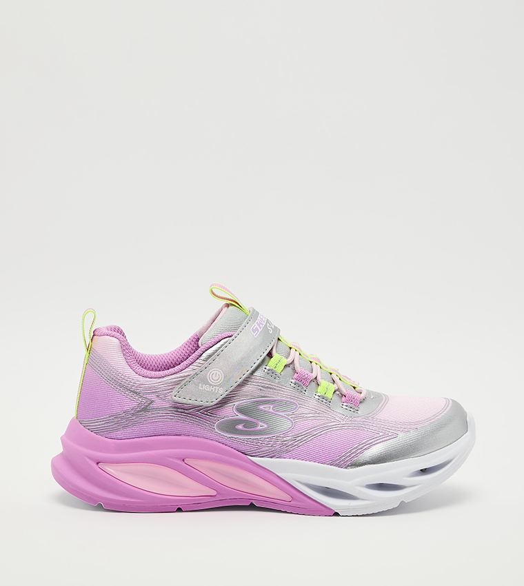COSMIC GLOW Velcro Closure Sneakers