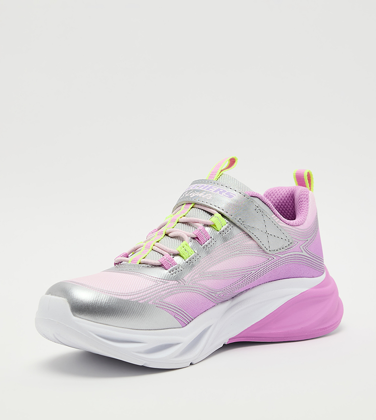 COSMIC GLOW Velcro Closure Sneakers