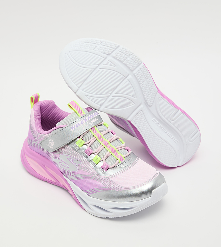 COSMIC GLOW Velcro Closure Sneakers