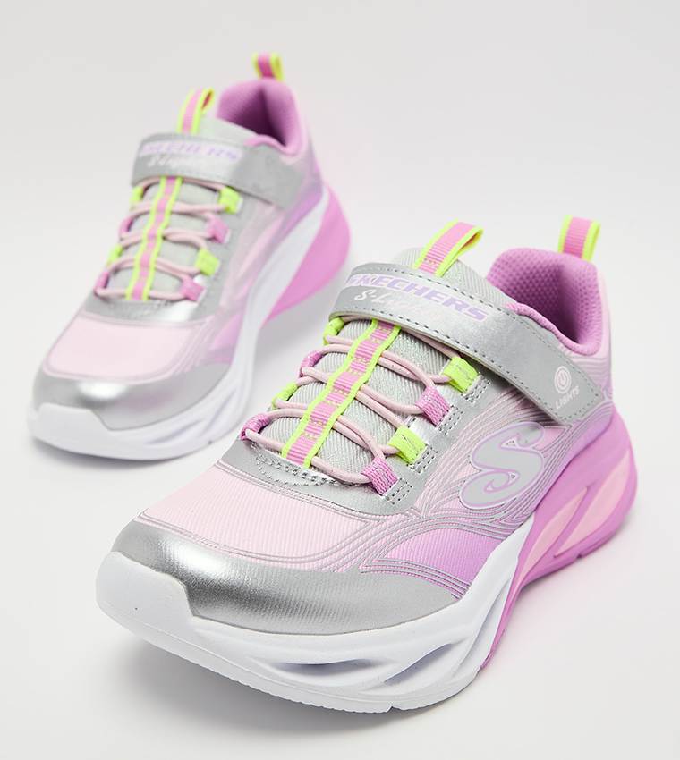COSMIC GLOW Velcro Closure Sneakers