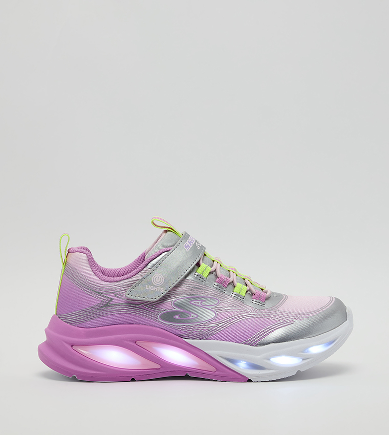 COSMIC GLOW Velcro Closure Sneakers