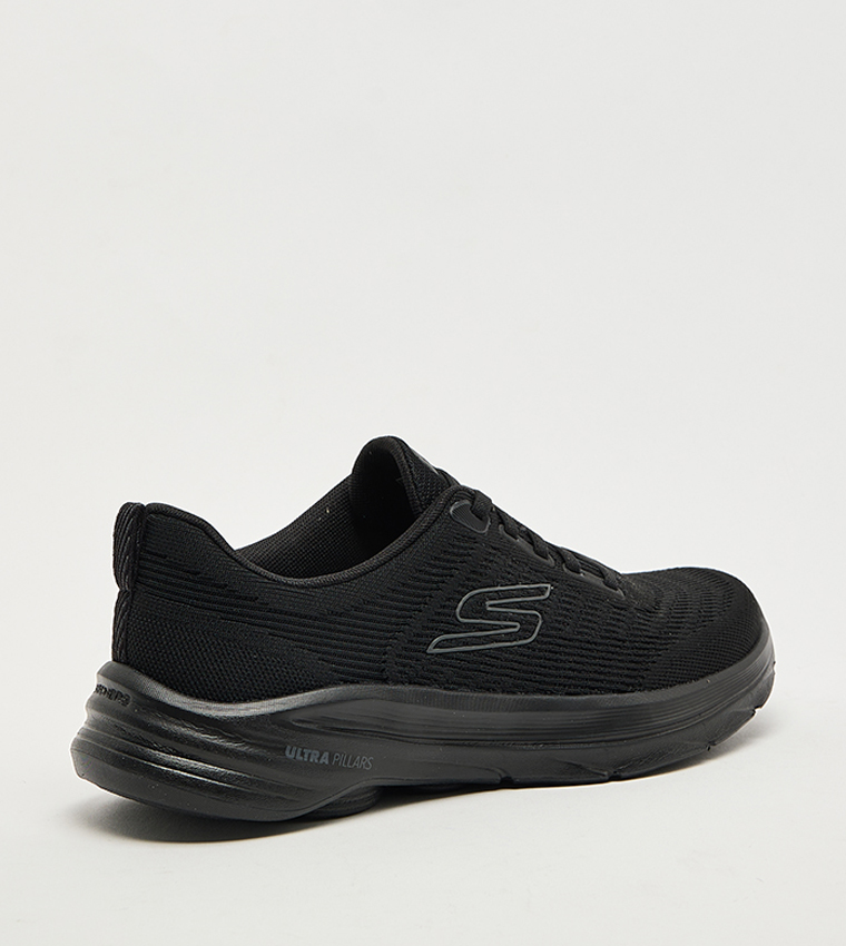 GO WALK 8 Textured Lace-Up Shoes
