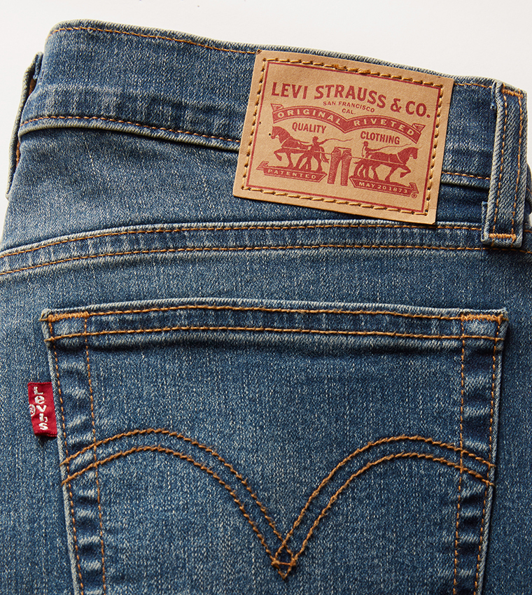 Faded Mid Rise Boyfriend Fit Jeans