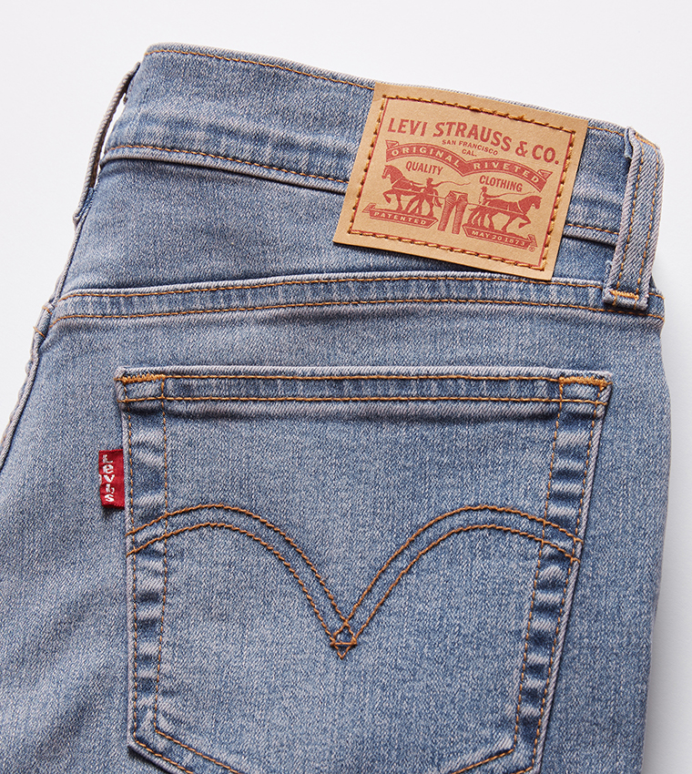 Faded Mid Rise Boyfriend Fit Jeans