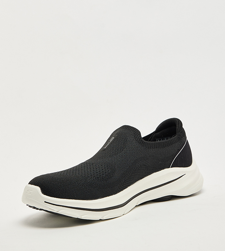 GO WALK 8 Textured Slip-On Shoes