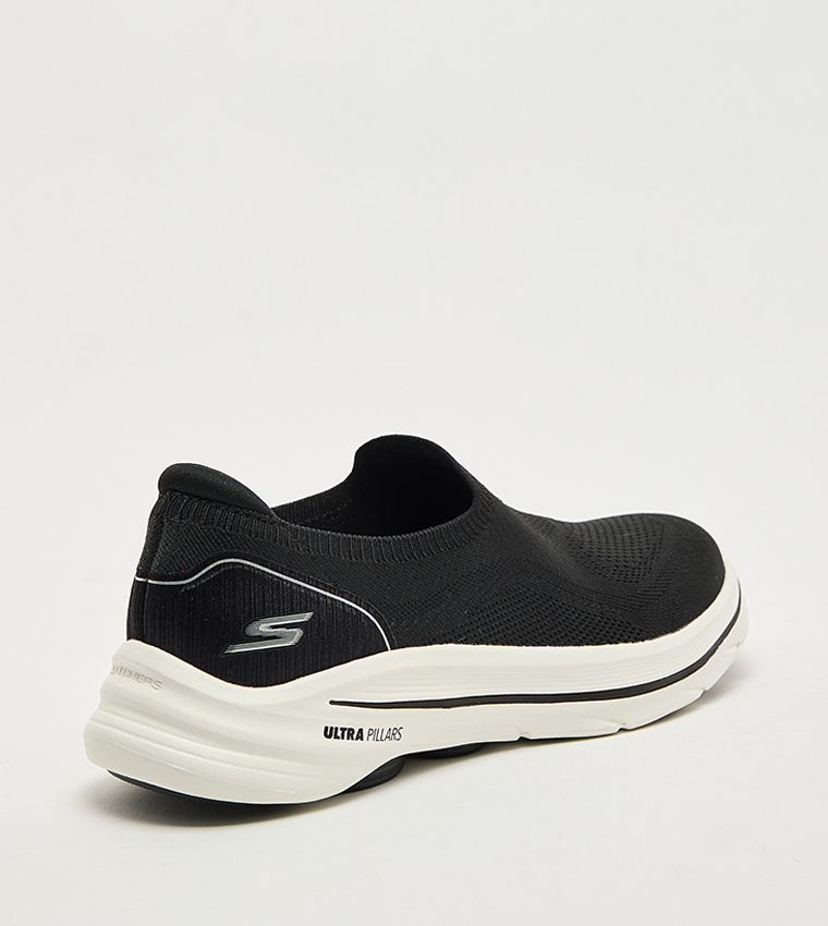 GO WALK 8 Textured Slip-On Shoes