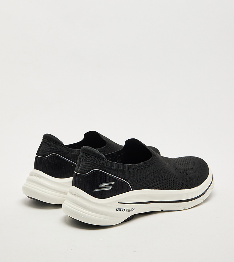 GO WALK 8 Textured Slip-On Shoes