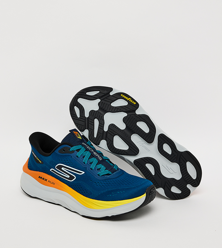 MAX RUN Color Block Lace-Up Shoes