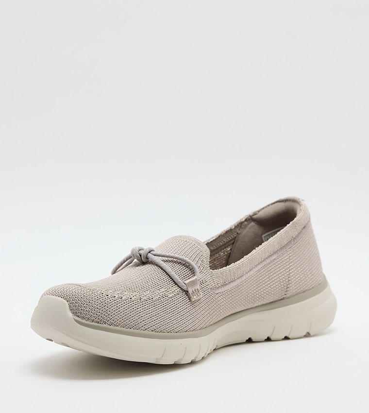 LIGHTLY Bow Detail Slip-On Shoes