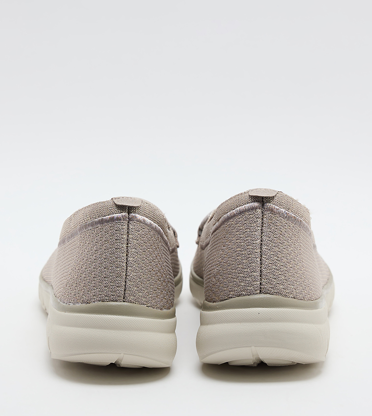 LIGHTLY Bow Detail Slip-On Shoes