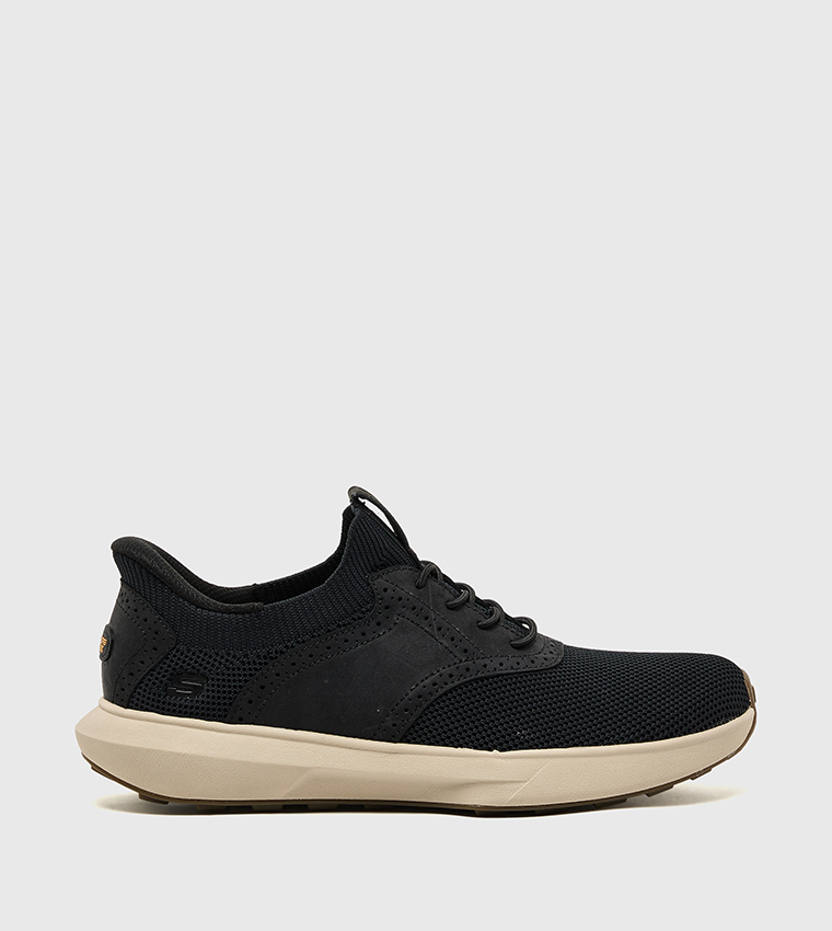 INVADER Textured Low-Top Sneakers