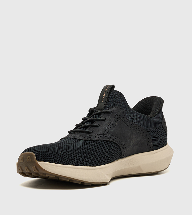 INVADER Textured Low-Top Sneakers