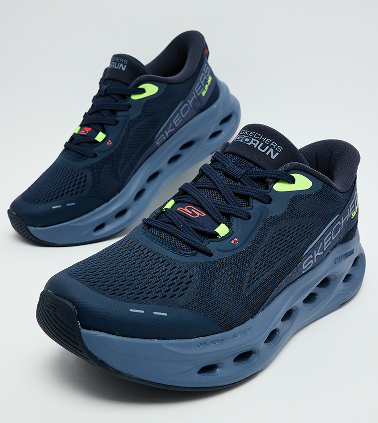 MAX CUSHIONING GLIDE-STEP Lace-Up Running Shoes