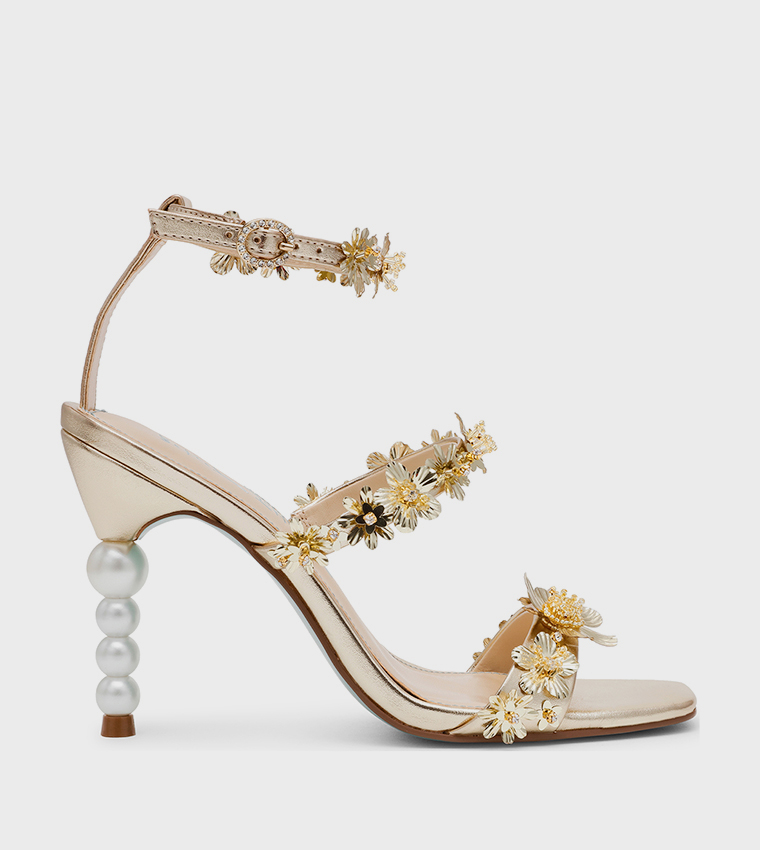 SB-LORRA Embellished Heel Sandals