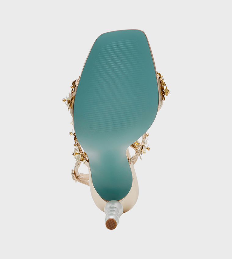 SB-LORRA Embellished Heel Sandals